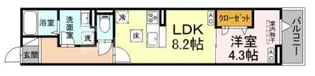 グラナーデ東伊興【1階】の間取り