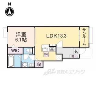 リヴ・シン・ファイブ【1階】の間取り
