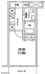 サンレンハイム【4階】の間取り