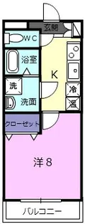 マジョーネ奈良【1階】の間取り