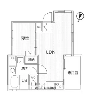 FARE恵比寿【1階】の間取り