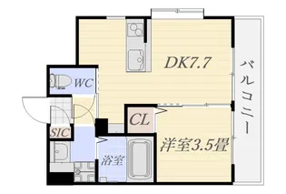 パーシモン上荒田【5階】の間取り
