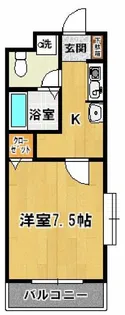 ステータスヒル花畑【1階】の間取り