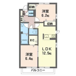 シャーメゾン横浜弐番館【2階】の間取り