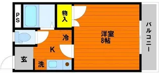 コーポロータス【1階】の間取り