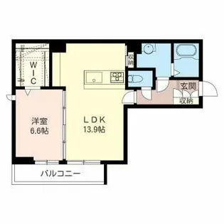 フェヴリエ ピュール【2階】の間取り
