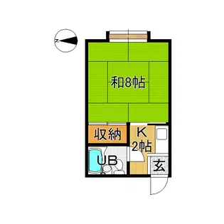 ライトハウス【2階】の間取り