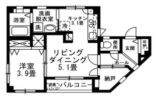 レジデンスSAITOU【2階】の間取り