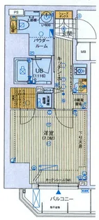ファーストステージ京町堀レジデンス【3階】の間取り