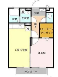 グランカーサ【2階】の間取り