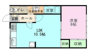 コーポ南陽【1階】の間取り