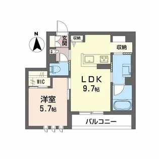 シャーメゾン エスペランサ都島II【3階】の間取り