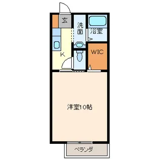Wellvilla開出I番館【2階】の間取り