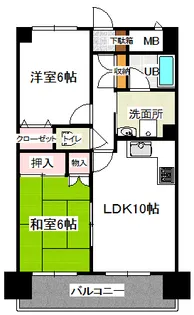 ファンタジスタ【7階】の間取り
