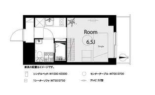 ライオンズマンション代々木第二【5階】の間取り