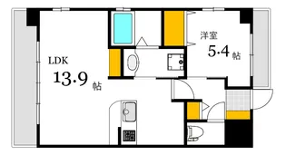 Riviere段原【3階】の間取り