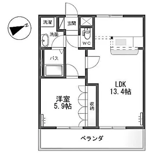 SAKURA CITY【1階】の間取り