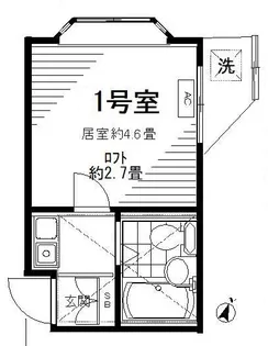 IKI妙蓮寺【2階】の間取り