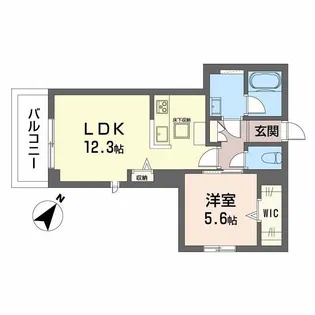 エターナ【1階】の間取り