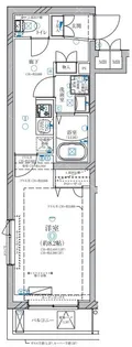 ディアレイシャス溝の口【2階】の間取り