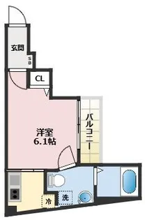 宿河原パークテラス【3階】の間取り