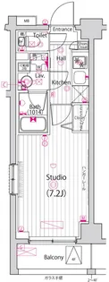 ガーラ・プレシャス横浜西谷【3階】の間取り