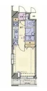 シンシア日本橋新川【7階】の間取り
