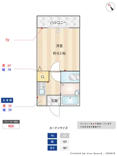 ルノンキュール【3階】の間取り