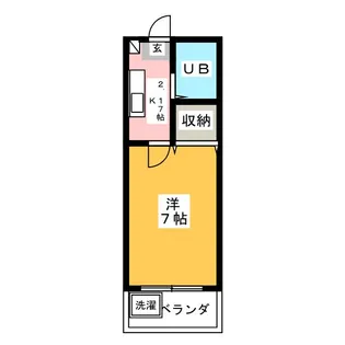 エステートリズム【3階】の間取り