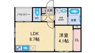 サファイア元柴田【3階】の間取り