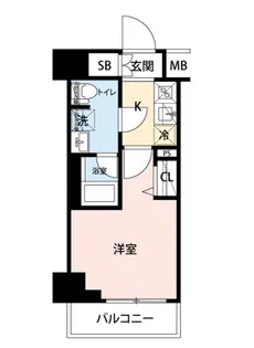ジェノヴィア西横浜 GENOVIA西横浜【4階】の間取り