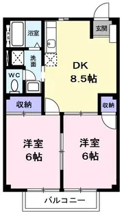 ニューシティー原島【1階】の間取り