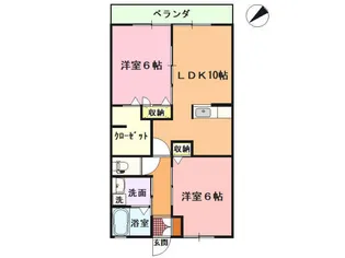 ボナール【1階】の間取り