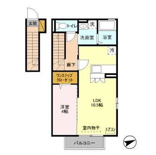 ローズベリー【2階】の間取り