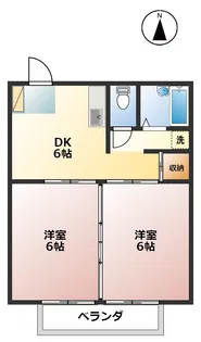 アネックス大巻【1階】の間取り