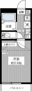 ル フュテュール【2階】の間取り