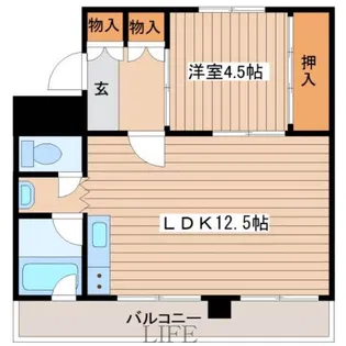 ビレッジハウス宮の沢7号棟【3階】の間取り