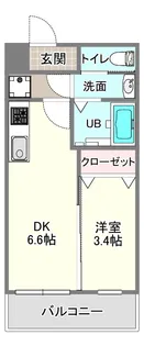 荒井SKマンション【4階】の間取り