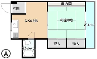 サンライズ二の宮【2階】の間取り