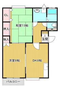 アルナスII【1階】の間取り