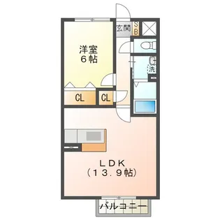 スターライズ【1階】の間取り