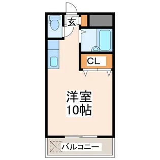 セルサスナカシマ【3階】の間取り