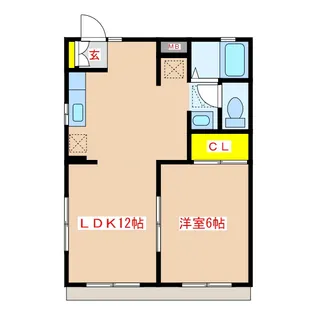 メゾンエクセル【2階】の間取り