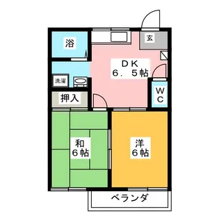 ハミング雅A棟【2階】の間取り