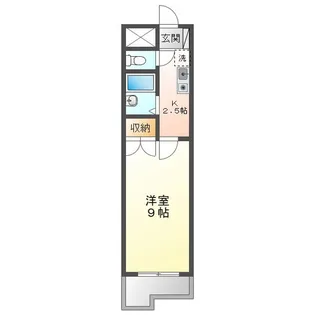 ロジュマン生桑【3階】の間取り