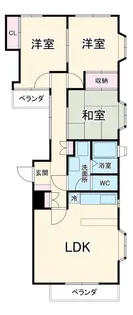 メゾン伊原【2階】の間取り