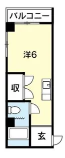 コーポレスパークサイド【2階】の間取り