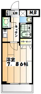 ピア【4階】の間取り