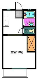 シーサイドハイツ【2階】の間取り