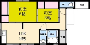 広島県広島市西区西観音町【一戸建】の間取り